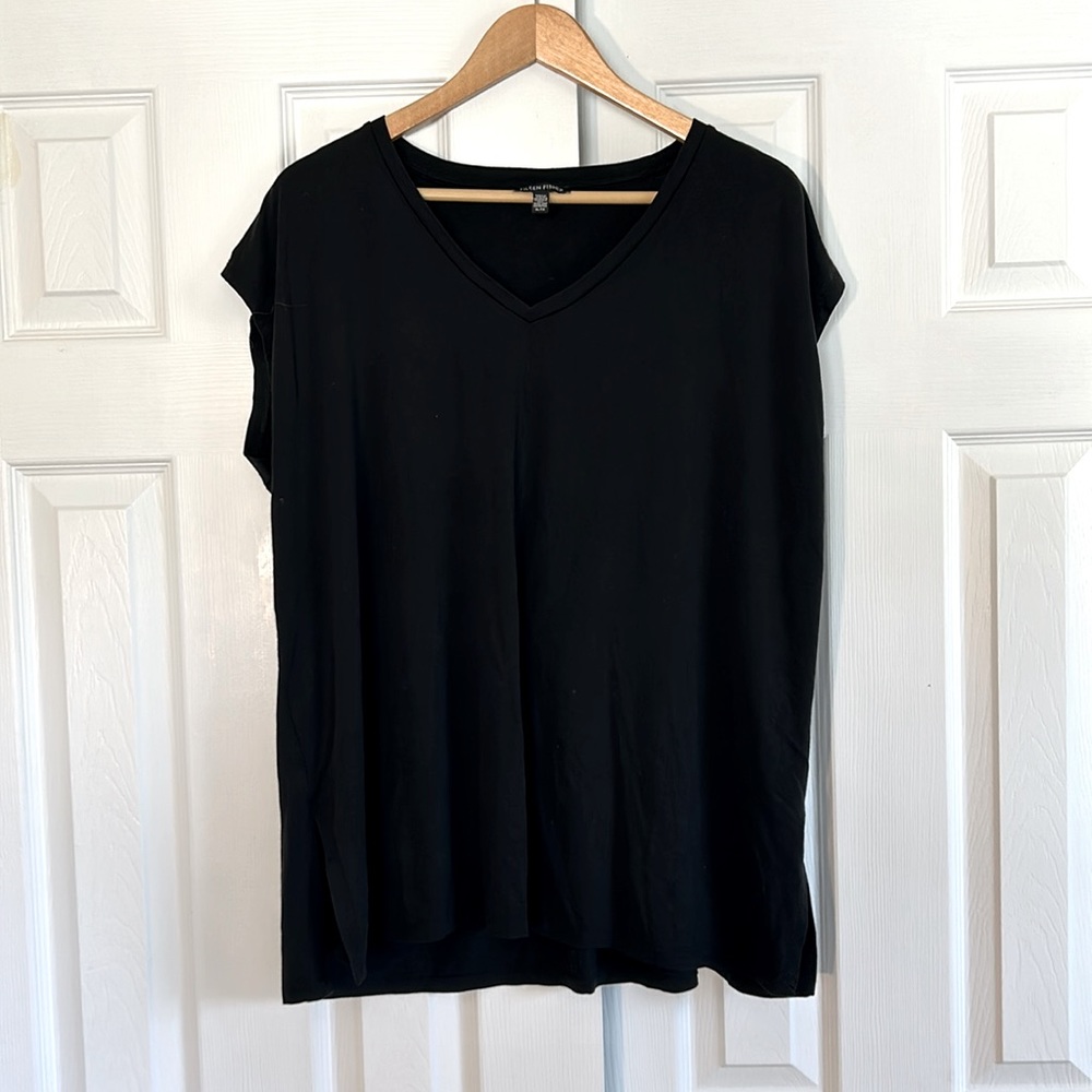Eileen Fisher fine Jersey Square top